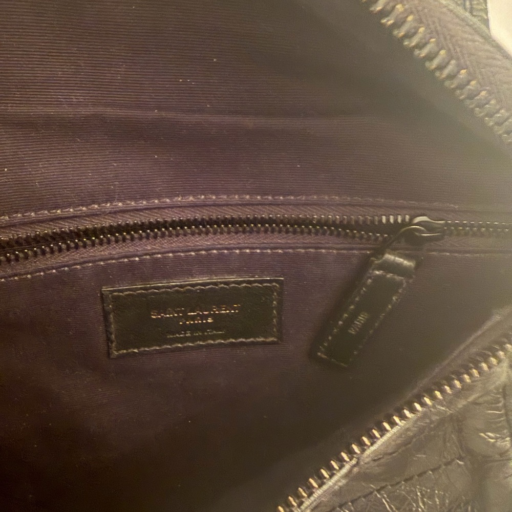 Saint Laurent Black Leather Niki Belt/Crossbody/Sling/ShoulderBag - Picture 11 of 12